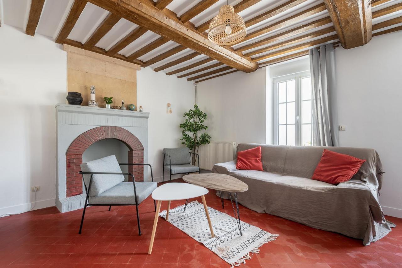 L'Escalier Rouge - Maison Renovee Avec Cour Люк-сюр-Мер Екстер'єр фото