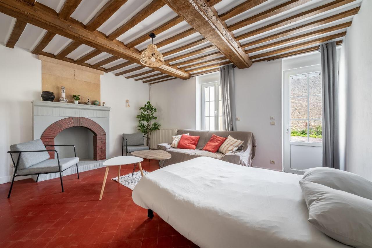 L'Escalier Rouge - Maison Renovee Avec Cour Люк-сюр-Мер Екстер'єр фото
